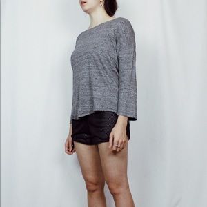 Marl Grey Long Sleeve T-Shirt